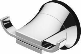 Deante chromuota 2 kabliukų rankena (ANH 002K)