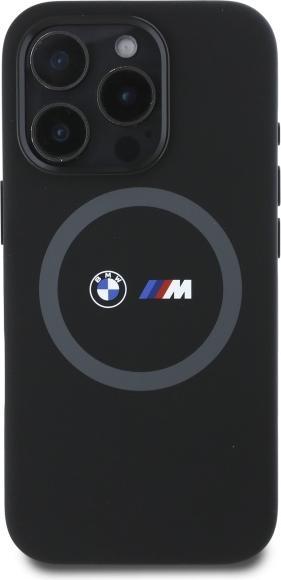 Immagine prodotto BMW BMHMP16X23SROK Custodia rigida iPhone 16 Pro Max 6,9" in silicone M Anello stampato MagSafe (Apple iPhone 16 Pro Max)