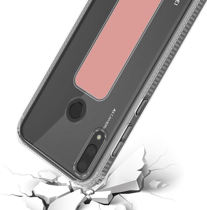 Actual product image Cadorabo Case for Huawei Y7 2019 / Y7 PRIME 2019 in TPU with holder LM167 Style (Huawei Y7 (2019), Huawei Y7 Prime (2019))