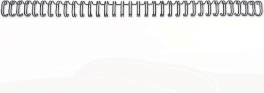 Produktbild GBC Drahtbinderücken 3:1-Teilung