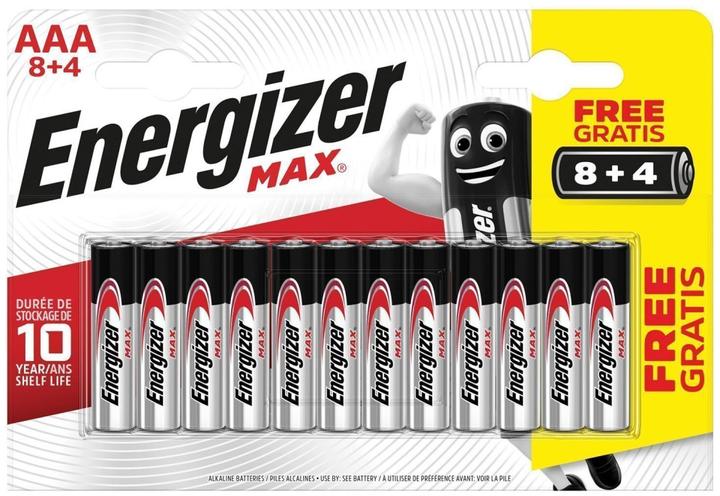Produktbild Energizer Max Alkaline Micro-Batterien, 12er-Set (12 Stk., AAA, 1150 mAh)