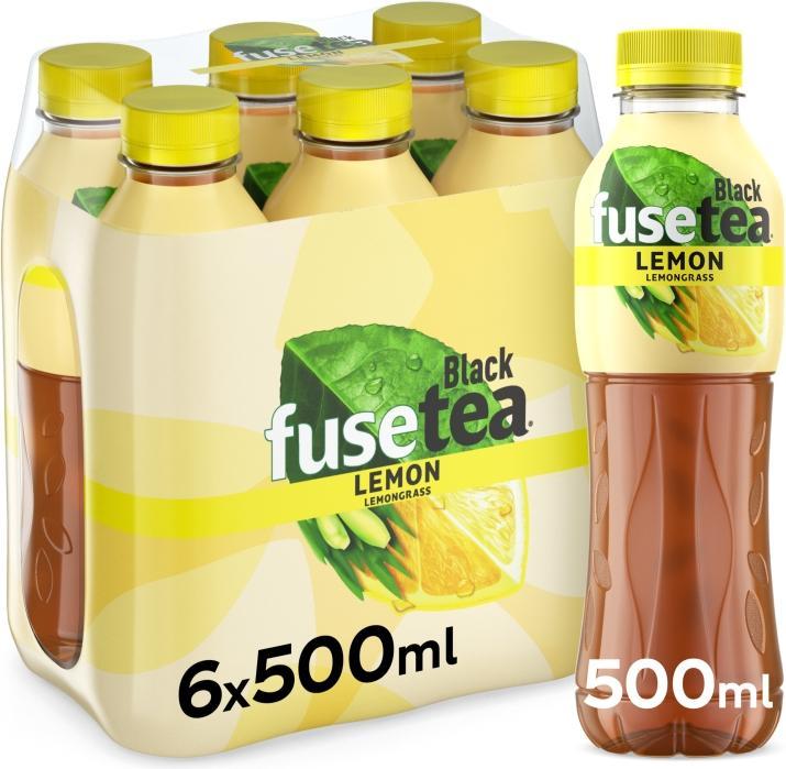 Actual product image Fusetea Lemon-Lemongrass (6 x 50 cl)