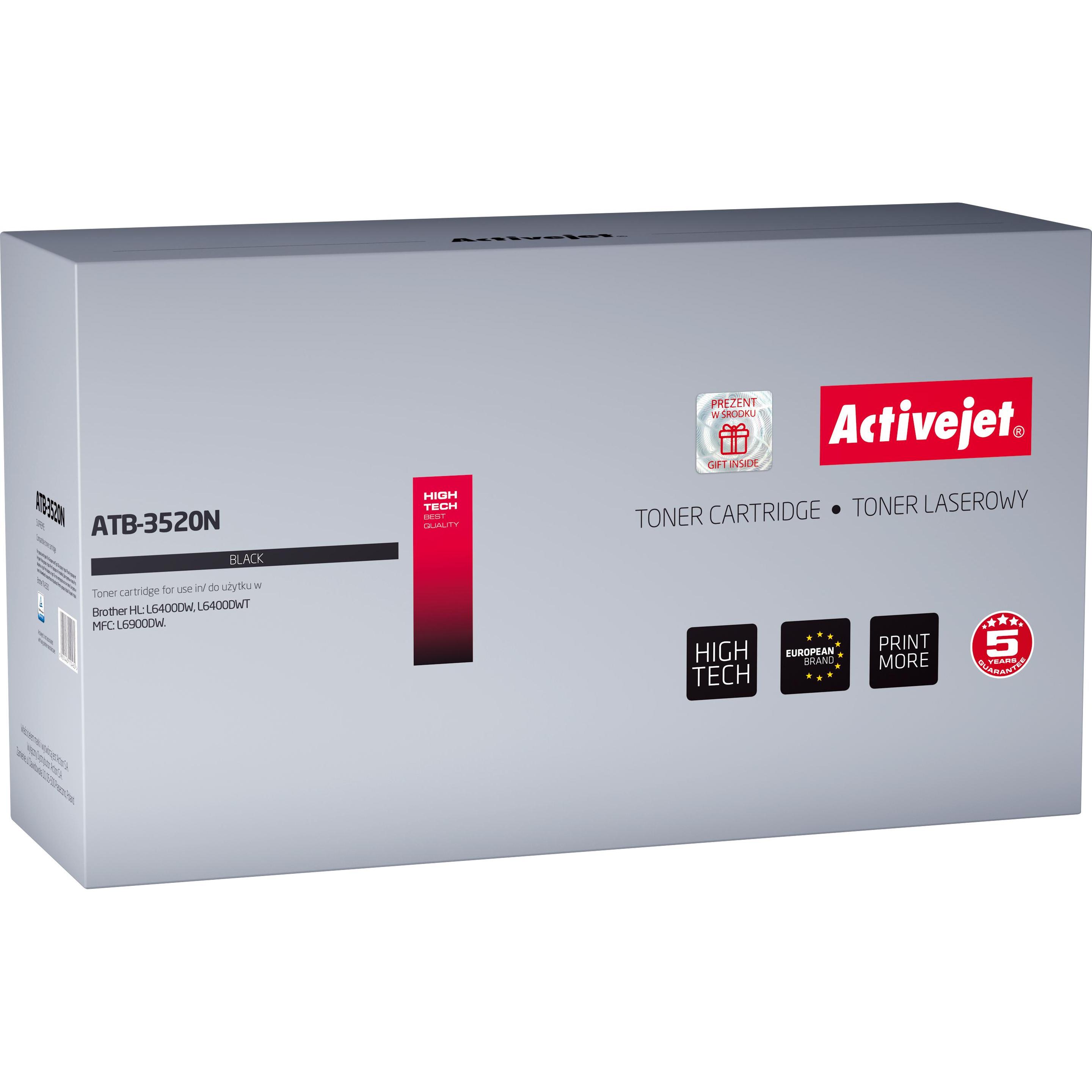 Activejet, Toner, TN-3520 (BK)