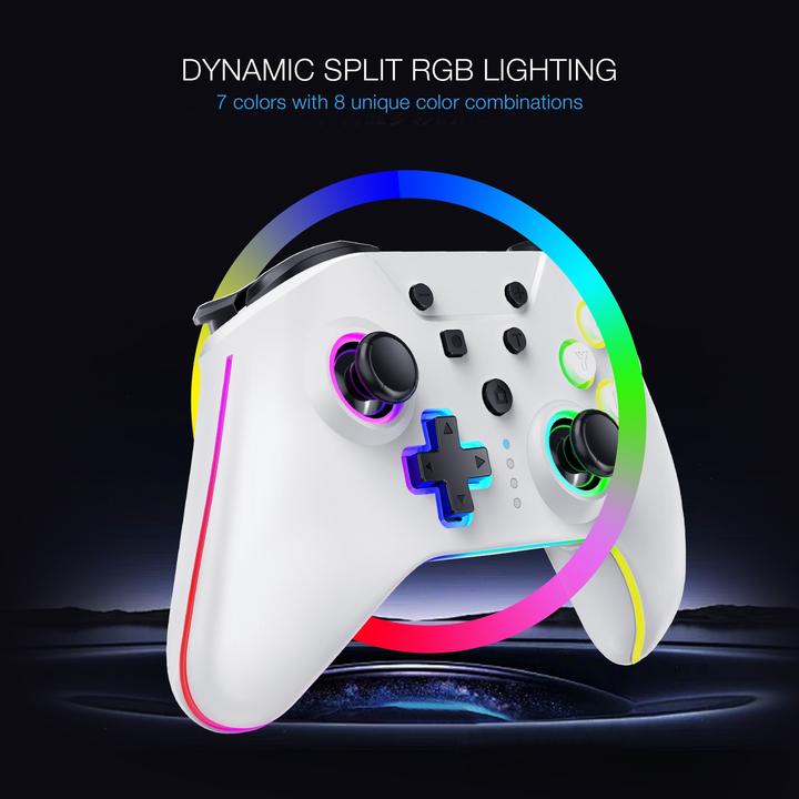 Actual product image Hyperkin NuRival Light Up Wireless Game Controller (Switch OLED, Switch, Switch Lite)