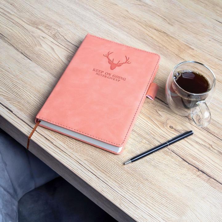 Produktbild Intirilife Notizbuch mit Stiftehalter (A5, Liniert, Harter Einband)