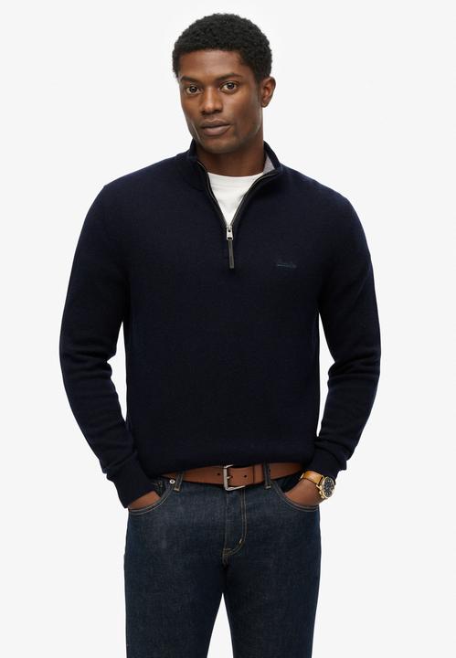Actual product image Superdry Wool Blend Half Zip Sweater (XL)