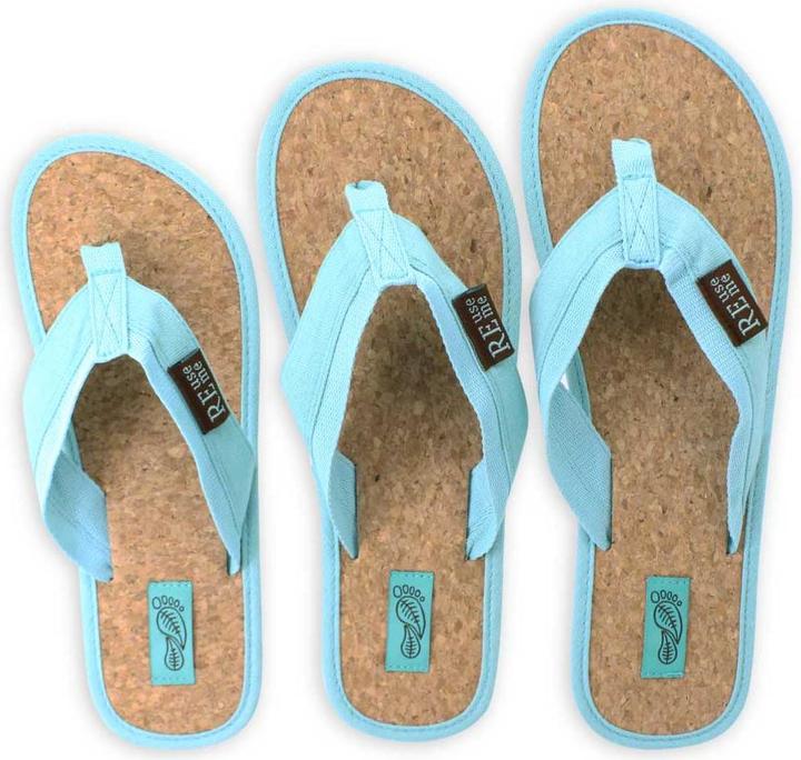 Produktbild ReUseMe Flip Flops mit Kork Innensole (46)