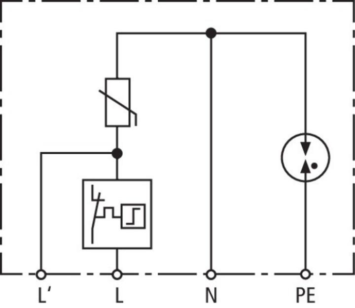 Immagine prodotto Dehn SOEHNE Scaricatore di sovratensione tipo cavo 2p. DCOR 2P