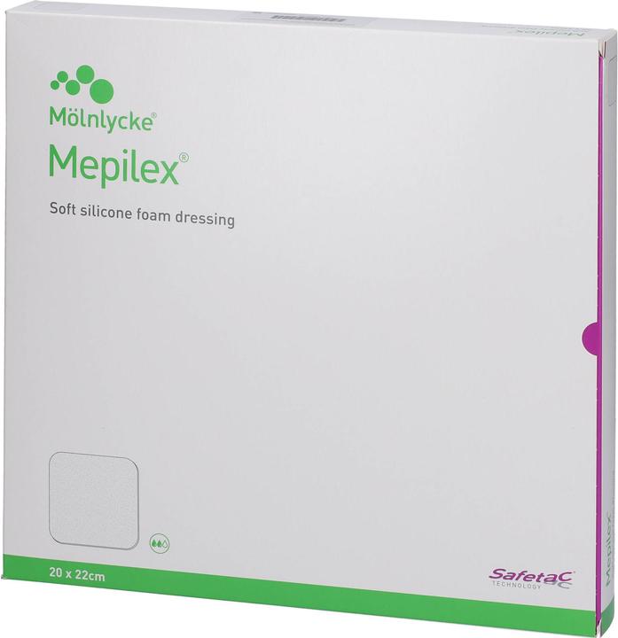Produktbild Mepilex Schaumverband mit Safetac à 20 x 22cm (5x)