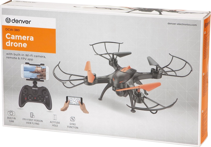 Actual product image Denver Drone DCW-380 (Children's drone) (8 min, 640 g, 480 Mpx)