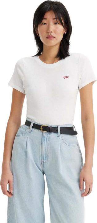 Actual product image Levis Womens/Ladies Baby Ribbed Short-Sleeved T-Shirt (36)