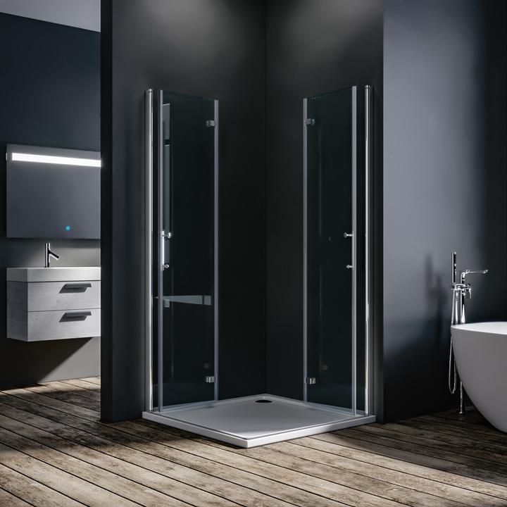 Image du produit SONNI Duschkabine Ecke 195 cm 100x80x195 cm (195 cm, 100 cm, 195 cm)