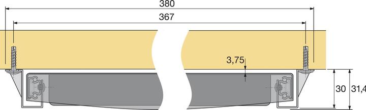 Produktbild Hettich Schreibmaterial-Auszug (1 Stk.)