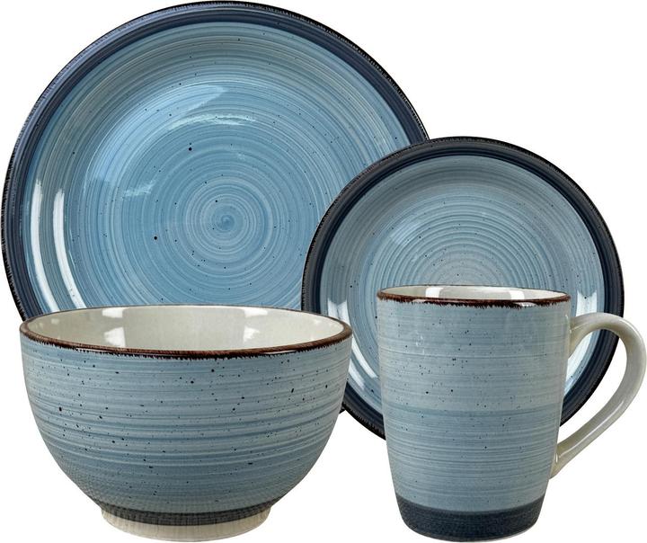 Actual product image NTK-Collection Geschirrset 16-teilig blau Antonia (16 pcs.)