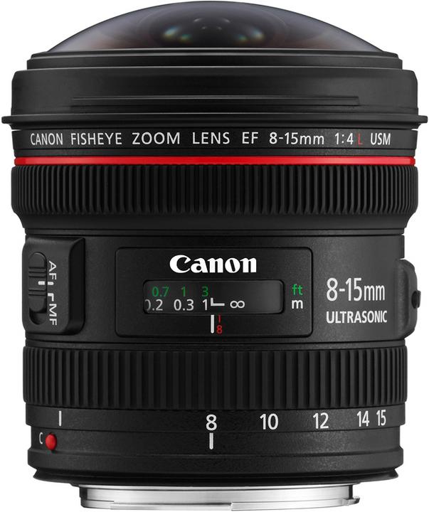 Immagine prodotto Canon EF 8-15mm f/4L Fisheye USM (Canon EF, Full-frame)