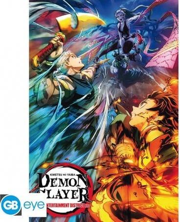 GB Eye DEMON SLAYER - Poster "Key art 2" roulé filmé 91.5x61 (91.5 x 61 cm)