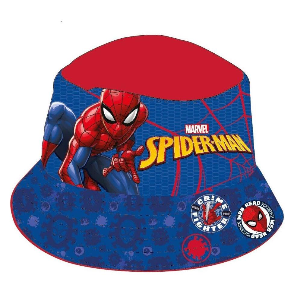 Procos, Unisex, Hut, Spider-Man Crime Fighter Kinder Fischerhut 54 Cm, Mehrfarbig
