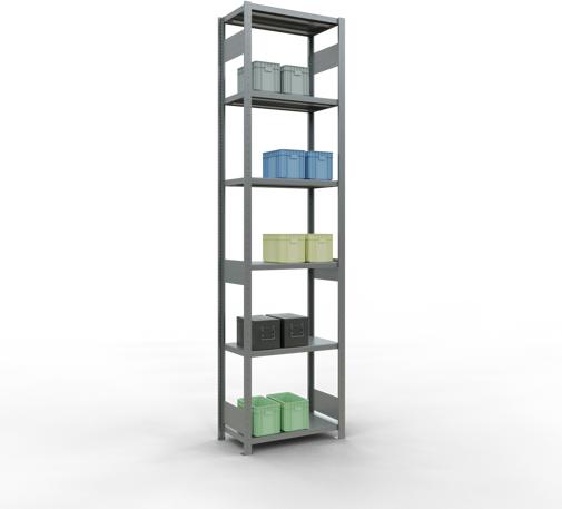 Actual product image Schulte Lagertechnik MULTIplus250 basic racking system with length ledgers