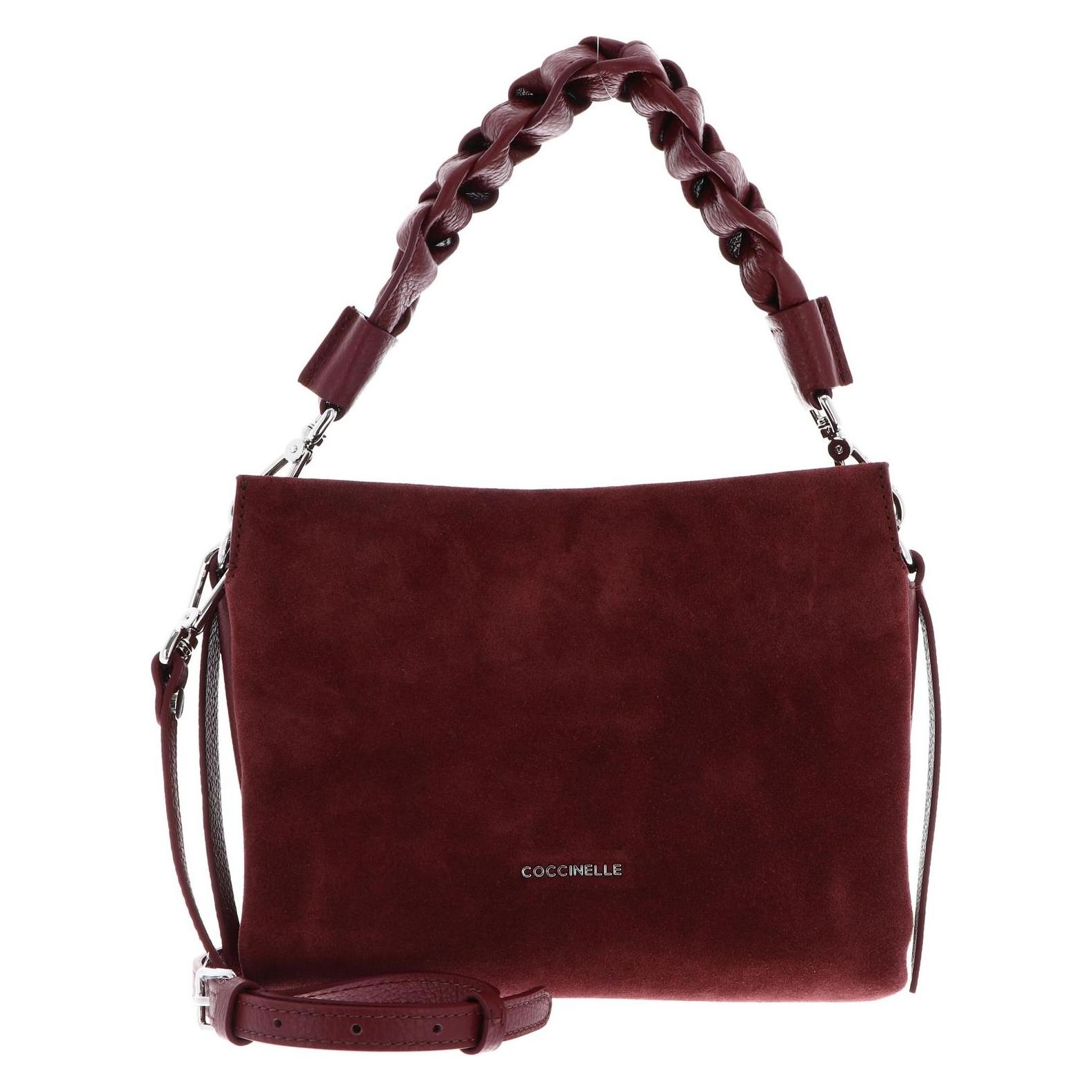 Coccinelle, Damen, Handtasche, Boheme Handbag Suede Grainy Leather, Pink