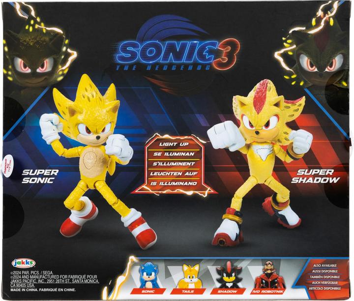 Image du produit Jakks Pacific 5" Super Sonic & Super Shadow