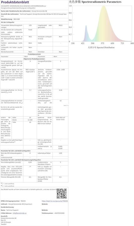 Produktbild Konstsmide Büschellichterkette (12.20 m)