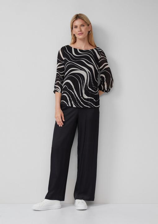 Immagine prodotto s.Oliver Bluse Plissierte Bluse mit All-over-Print (34)