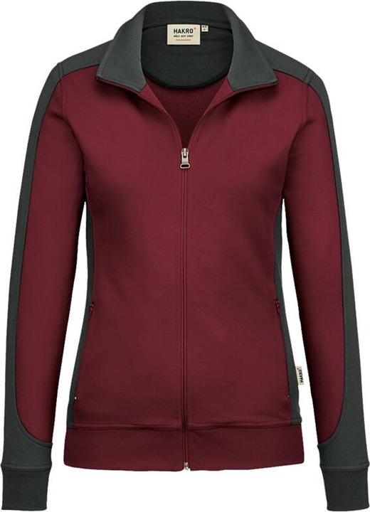 Image du produit Hakro Sweat-shirt femme Contrast Performance bordeaux/anthr. XS (XS)