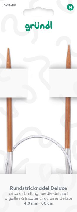 Produktbild Gründl Deluxe Rundstricknadel, 80 cm