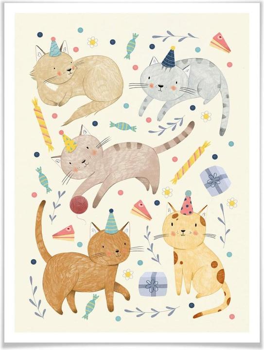 Produktbild Trenddeko Katzengeburtstag (120 x 150 cm)