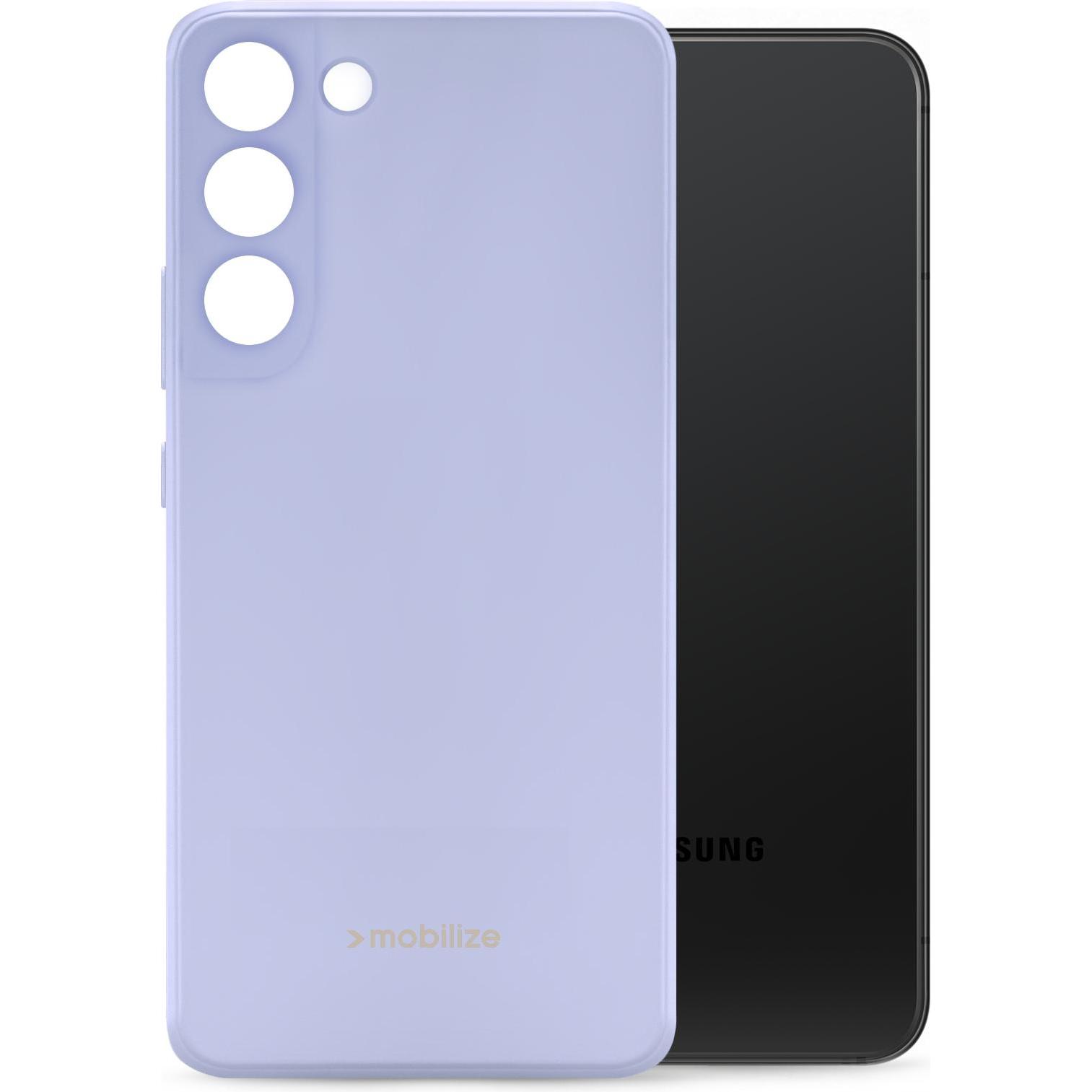 Mobilize Gummi-Gelly-Hülle (Samsung Galaxy S22 5G), Smartphone Hülle, Violett