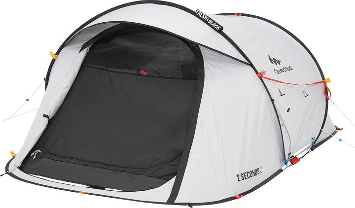 Produktbild Quechua 2 SECONDS 2 FRESH & BLACK (Wurfzelt, 3.30 kg, 2 Personen)