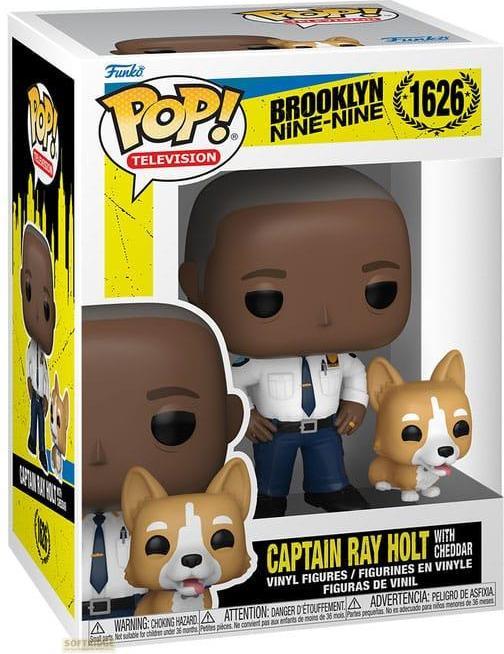 Produktbild Funko FK61401 - Brooklyn Nine-Nine POP! TV Vinyl Figur Cpt Holt wdog 9 cm