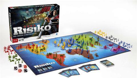 Actual product image Hasbro Risk (German)