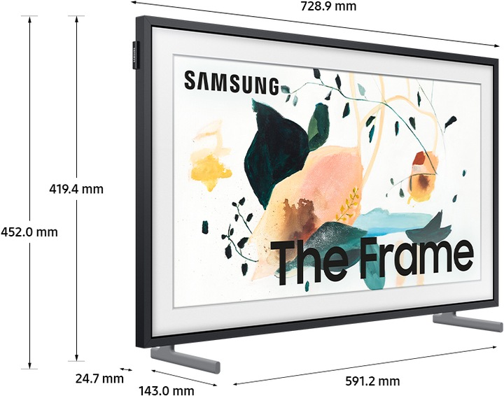 Actual product image Samsung The Frame QE32LS03T (32", QLED, Full HD, 2021)