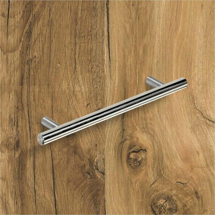 Productafbeelding Hettich Meubelgreep Salvia geborsteld roestvast staal 160 mm Ø 10 mm