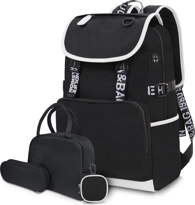Produktbild Fronet Rucksäcke Daypack Schulranzen, Grundschule Mittelschule Tasche Schulranzen Set Federmäppchen