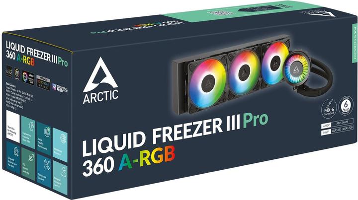 Actual product image Arctic Liquid Freezer III Pro 360 A-RGB
