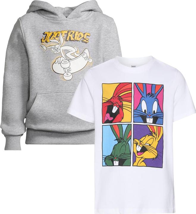 Actual product image Mister Tee MisterTee T-Shirt 2 Pack - kurzarm - Bugs Bunny - 184597 (110, 116)