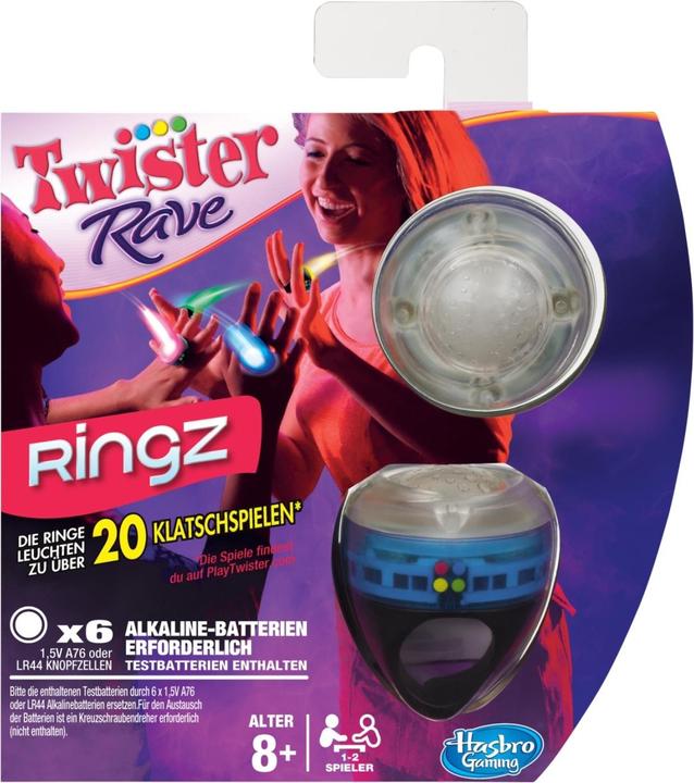 Produktbild Hasbro Twister: Rave Ringz (Deutsch, 1 - 2 Spieler)