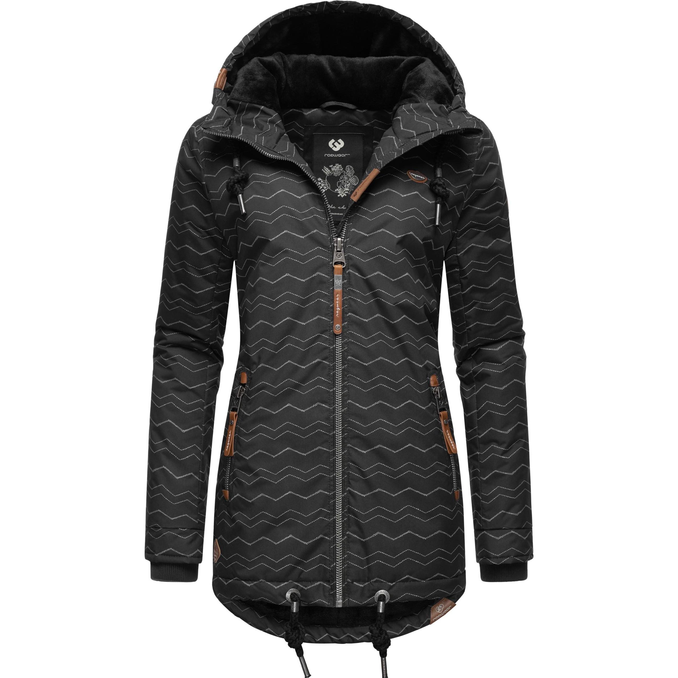 Ragwear, Damen, Jacke, Zuzka Winter (M), Schwarz, M