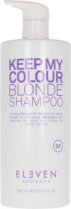 Produktbild ELEVEN Australia Shampoo Keep My Colour Blonde 960 Ml (960 ml, Flüssiges Shampoo)
