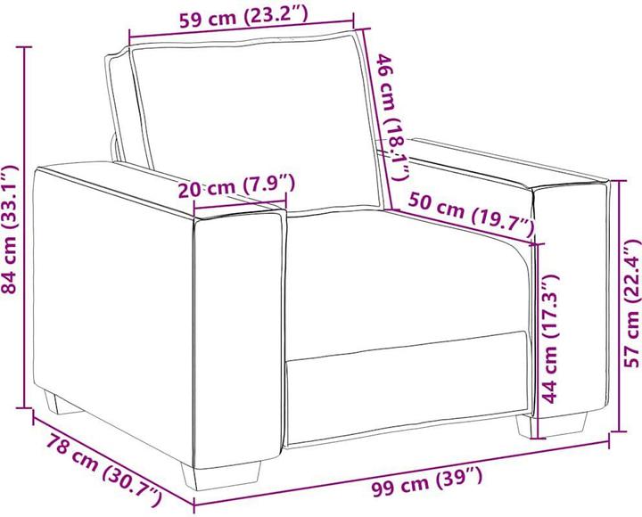 Produktbild vidaXL Sessel