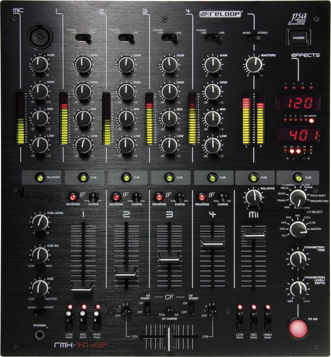 Actual product image reloop RMX-40 DSP Blackfire Edition (Clubmixer)