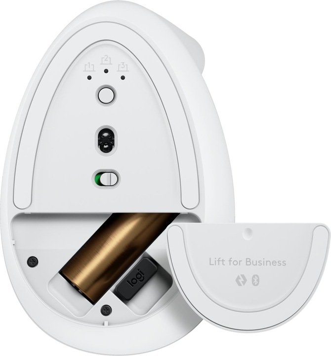Productafbeelding Logitech Lift Voor Zaken Off-White/Lichtgrijs (Draadloze)