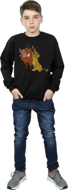 Actual product image The Lion King Boys Classic Simba Timon & Pumba Sweatshirt (140, 146)