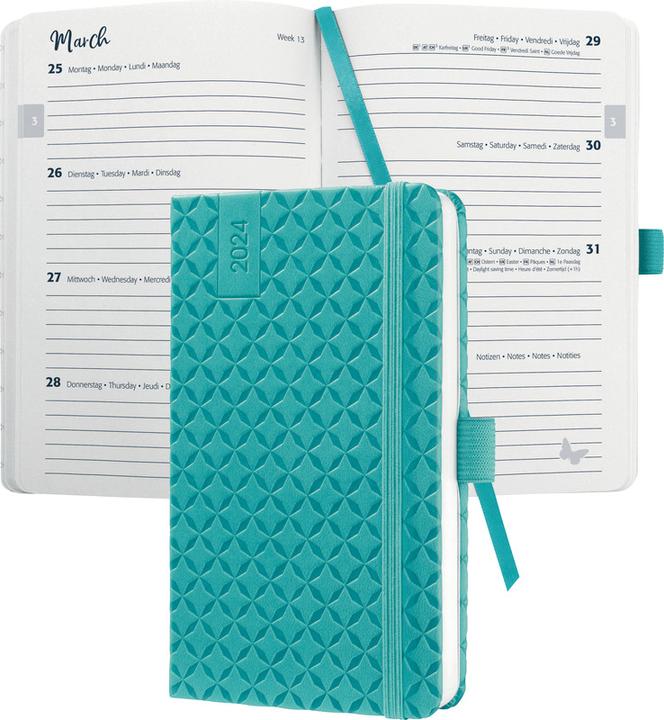 Actual product image Jolie Pocket agenda (A6, German, French, Italian, English)