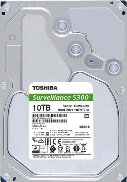 Actual product image Toshiba S300 (10 TB, 3.5", CMR)