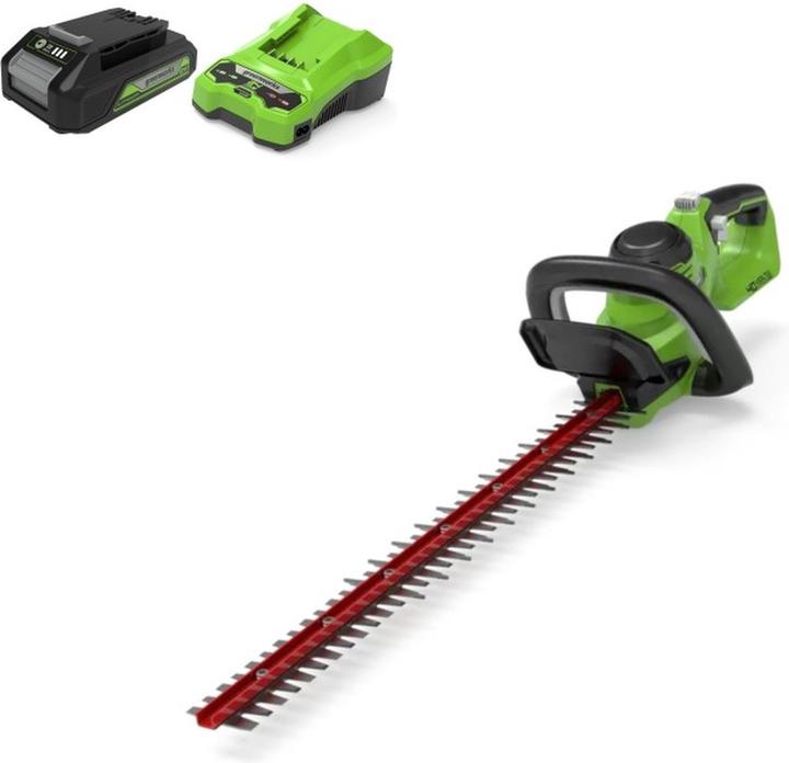 Image du produit Greenworks G40HT61, Haekkeklipper, 40V,m/2Ah batteri og lader (Fonctionnement sur batterie)