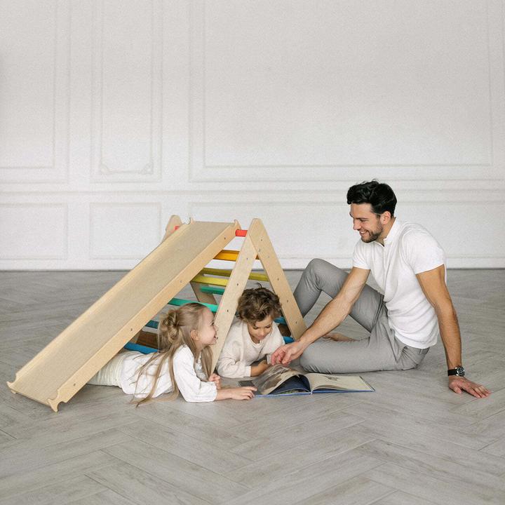 Produktbild Montessori Klettergerüst mit Rutsche