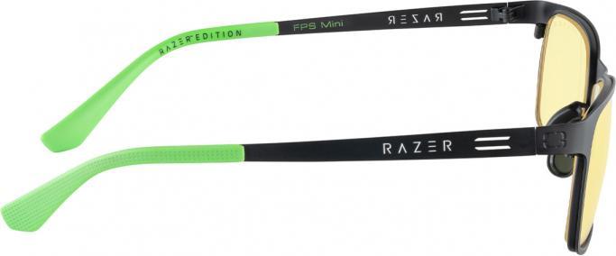 Actual product image Gunnar Gaming Glasses Razer FPS Mini Onyx Amber